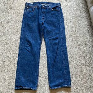 Levi’s 501 jeans denim straight leg 36 x 30